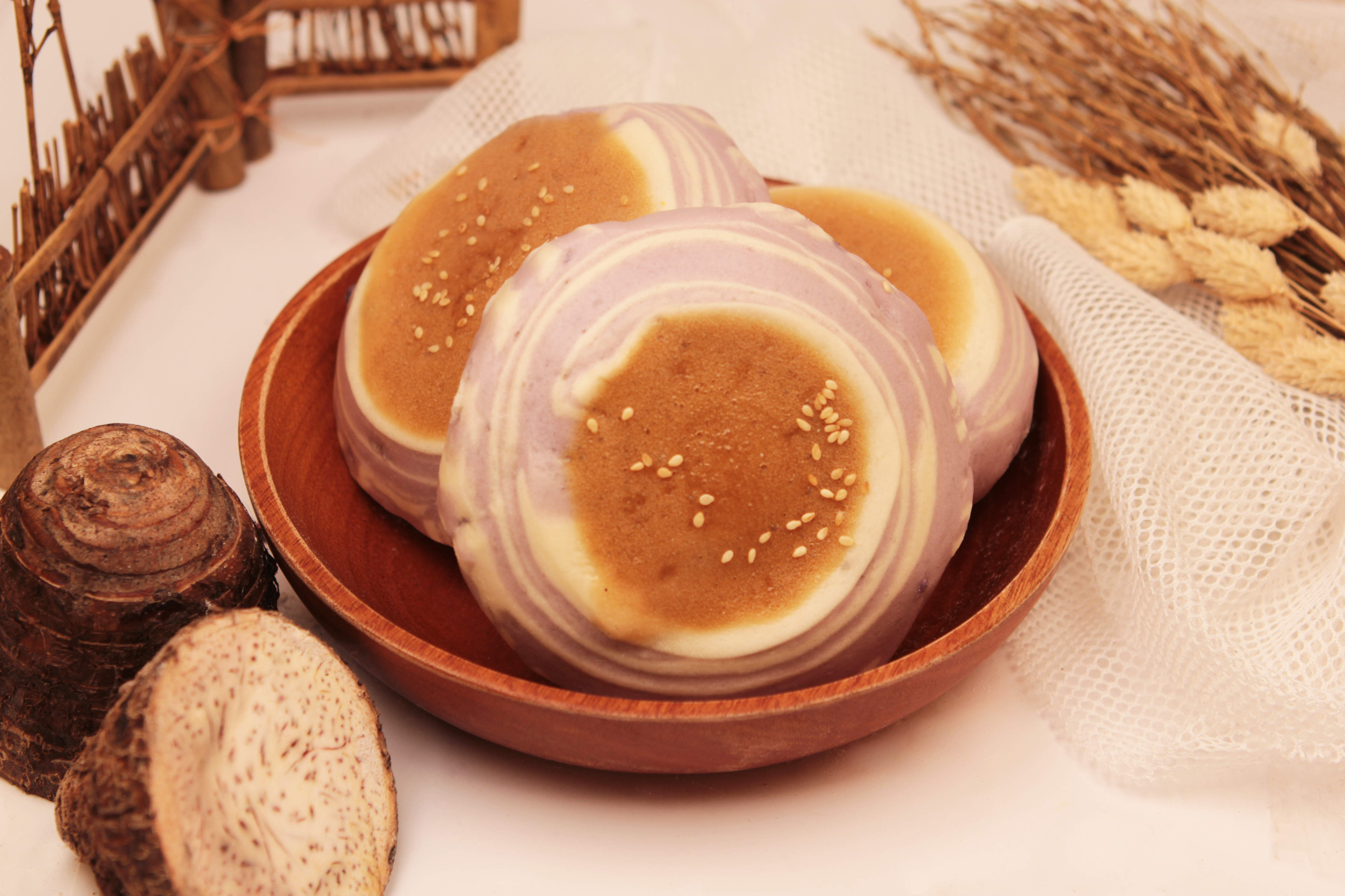 沖繩黑糖芋頭年輪 4入 (蜂蜜素)