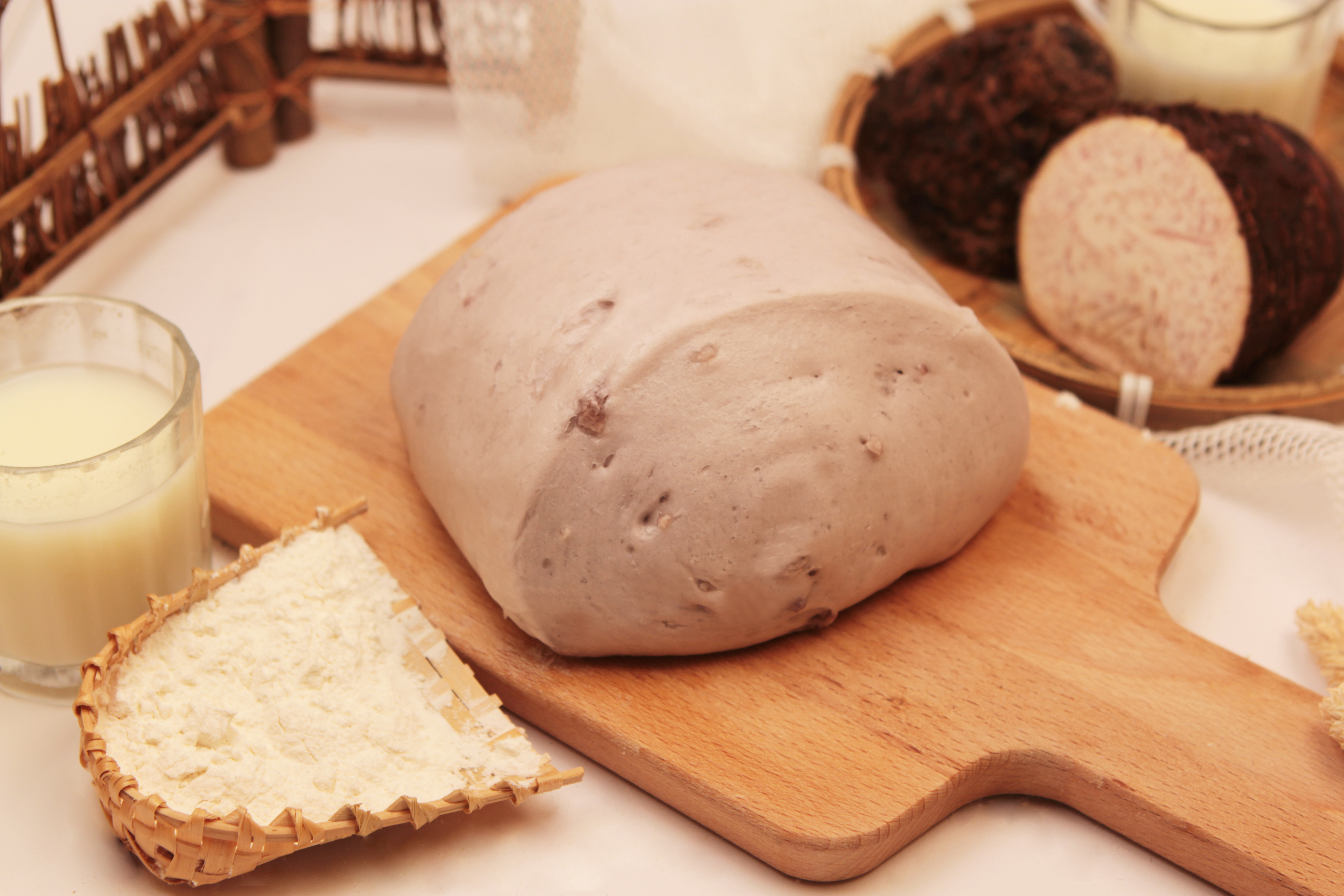 芋頭牛奶饅頭 10入(蛋奶素)