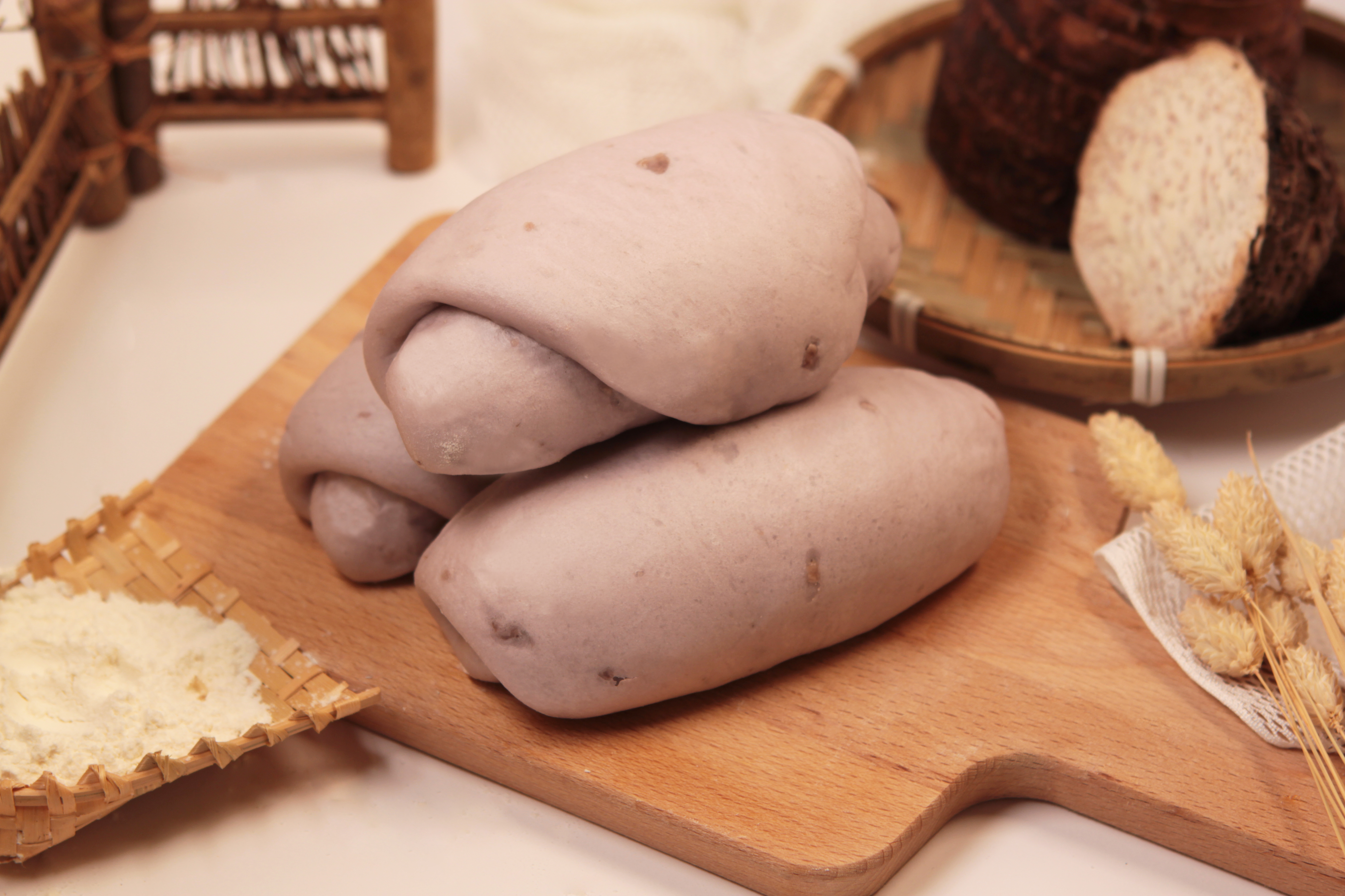 大甲芋泥牛奶肉鬆卷 5入 (蛋奶素)